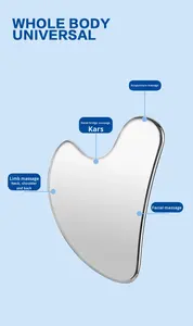面部滚轮和刮痧皮肤天然绿色玉石面部滚轮刮痧按摩套装护理美容工具套装 - Product Image 6