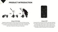 Nieuwe Product G5 Golf Caddy Afstandsbediening en APP-besturing Golfkar Automatisch volgende Golftrolley