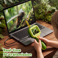 Kit d'exploration de la nature pour enfants G22, endoscope portable IP67 avec apprentissage par cartes pour l'aventure en plein air et les activités STEM