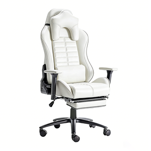 Échantillon Gratuit - <span class=keywords><strong>Fauteuil</strong></span> Inclinable Ergonomique 3D pour Gaming avec Dossier Haut, Hauteur Réglable, Revêtement en Cuir PU Marron - Product Image 6