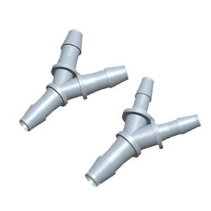 Conector en T tipo Y Jiyou de 1/8 a 1/4 pulgadas, accesorio de plástico PP con púas para tubería de agua y gas - Product Image 4