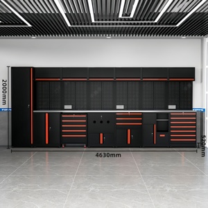 Tùy chỉnh 7-kết hợp Heavy-Duty kim loại công cụ tủ thép hiện đại hỗ trợ hội thảo nhà để xe OEM/ODM khách sạn ngoài trời - Product Image 2