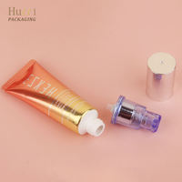 Tube cosmétique en plastique ABL PBL personnalisé D30 30ml-60ml pour emballage de sérum pour le visage, crème BB, crème CC, correcteur avec pompe sans air