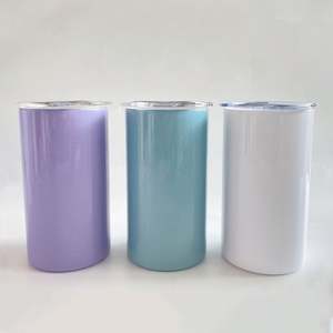 Envío Gratis desde Almacén en EE. UU., Tazas Sublimables de 12oz/360ml, Tazas Infantiles con Brillo para Sublimación, con Dos Tapas - Product Image 3