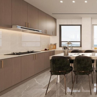 Meubles de cuisine sur mesure directement de l'usine, armoires de rangement pour appartements, villas, hôtels, magasins, aménagement de boutiques