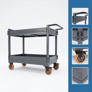 CASE CARTER OEM Container Cage Cargo <strong>Transport</strong> Hand Trolley Metal Rolling Utility Wagon <strong>Cart</strong> with Wheels - Product Image 2