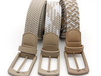 Ceinture en polyester réglable pour les membres d'équipe de golf, ceinture tissée personnalisée avec logo du club, ceinture souvenir de golf personnalisée
