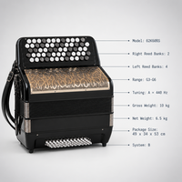 Offre Spéciale : Accordéon à Boutons Bayan 60 Basses, Bayan Professionnel pour Performances Folkloriques et Solos