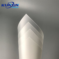 Vente chaude 0.2mm 0.4mmm Led Diffuseur Bande Lumineuse Flexible PC En Plastique Led Panneau Lumineux Carré En Polycarbonate Diffuseur Film
