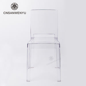 Nouveau détachable résine plastique acrylique clair transparent salle à manger événement extérieur jardin chaise de mariage pour événement banquet chaises - Product Image 5