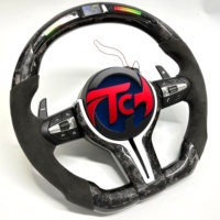 Personnalisation disponible - Volant BMW F10 pour F30 M6 F82 E87 F80 M3 M5 E90 F32 M4 E92 en carbone forgé