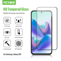 Protection d'écran en verre trempé 9D à couverture intégrale pour Samsung Galaxy S25 Ultra Plus S24 FE S23 A55 M16 M15 M14 A06 XS Max