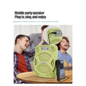 Haut-parleur extérieur de qualité exceptionnelle portable sans fil avec microphone <span class=keywords><strong>mini</strong></span> haut-parleur musique active haut-parleur de jeu à domicile - Product Image 4