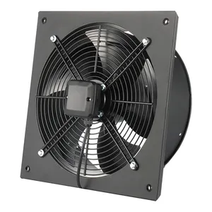 Ventilador de ventilación personalizado YWF400, ventilador de escape de flujo axial industrial de CA de bajo ruido, ventiladores comerciales