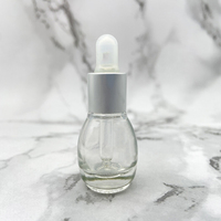 Vente en gros de pipette en verre graduée ronde 15ml 30ml 50ml 60ml pour flacon compte-gouttes en verre d'huile essentielle liquide