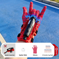 Lanceur de toile d'araignée Spider Hero, gant rotatif, jouet élastique doux pour enfants