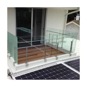 Barandillas de Acero Inoxidable Modernas Prima con Cristal, Cerramientos de Piscina sin Marco, Adecuados para Balcones, Escaleras, Villas y Hoteles - Product Image 3