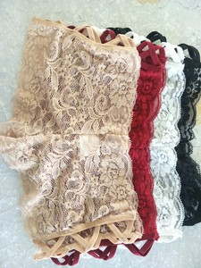 Braguitas de Encaje Elástico para Mujer, Suaves y Transpirables, en <span class=keywords><strong>Blanco</strong></span>, Negro y Rojo Vino, Tallas S-XXXL, Ropa Interior de Uso Diario - Product Image 5