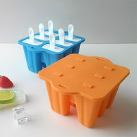 Moule en silicone pour crème glacée Popsicle fait maison Vente directe d'usine Durable Vieux bac à glace Popsicle Outil de meulage domestique