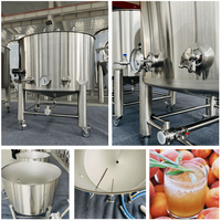 Reforetech — Kit de brassage professionnel, 500l, 1000l, 2000l, pour komucha, boîte de Fermentation conique pressurisée