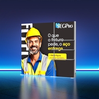 Boîte à lumière LED autoportante en tissu éclairé pour la publicité, assemblage sans outil de haute qualité, boîte à lumière réutilisable avec étagères