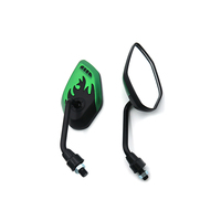 SH-2509 rétroviseur de moto universel et rétroviseur latéral pour Scooter convexe grand angle aluminium/métal garantie 1 an