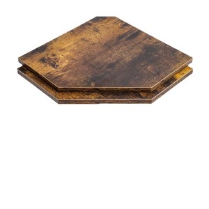 Wooden Corner <b>Shelf</b> <b>Wall</b> <b>Mounted</b> Heavy Duty Storage Rack For Kitchen Spice Organization - Product Image 2