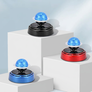 Diffuseur d'arômes pour voiture à énergie solaire avec évaporation naturelle, design moderne en plastique - Product Image 5