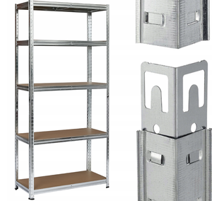 Estantería de Almacenamiento de Metal Sólido para Taller, 180x90x40 cm, 875 kg, 5 Niveles - Product Image 3