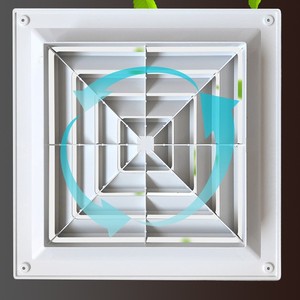 Настенная пластиковая квадратная возвратная Воздушная решетка для внутренней верхней решетки вытяжной клапан - Product Image 5
