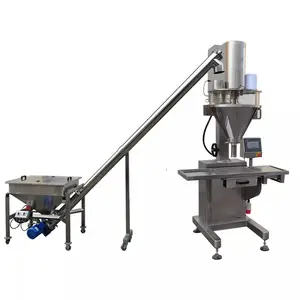 Semi Automatic Micro Dosing / Powder / Auger Filler And Weigher / Screw Conveyor Filling Packing Machine