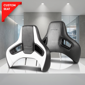 SSCUS Appuie-tête de siège de voiture sport Orifix personnalisé en cuir PU avec installation facile Plug and Play - Product Image 1
