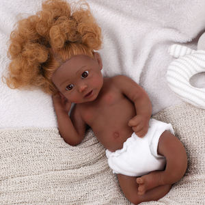 Bambola di vernice a mano 3D pelle più strati pittura vene visibili 12 pollici bebe reborn em silicone Reborn Toddler Girl Doll