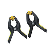 Pince en plastique de fixation de 3 pouces Pince pour écran de téléphone portable Outil de réparation d'écran Pince à ressort pour le travail du bois Pince crocodile noire