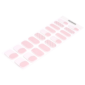 Novedad 2026: Tiras de Gel Semicurado para Uñas con Brillo Arcoíris en Tono Nude, Fáciles de Aplicar y Retirar, con Protección UV, Larga Duración - Product Image 1