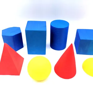 EVA foam 3D Geometric Solids safe education foam building blocks for kids toys