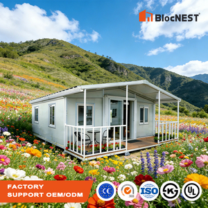 Casa Contenedor Expandible Personalizable <span class=keywords><strong>de</strong></span> 2 Dormitorios, Vivienda Prefabricada Modular Plegable, Alojamiento Portátil con Baño y Cocina - Product Image 1