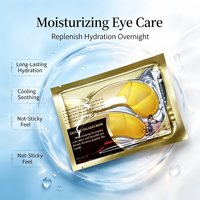 Masque pour les yeux en or 24 carats, soin hydratant et nourrissant pour les yeux, collagène, élastine, 6g, rides, ridules