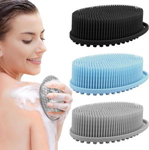 Fabricant <span class=keywords><strong>Brosse</strong></span> de douche ovale double face réutilisable en <span class=keywords><strong>silicone</strong></span> pour bébés <span class=keywords><strong>Brosse</strong></span> de massage du corps <span class=keywords><strong>Brosse</strong></span> en <span class=keywords><strong>silicone</strong></span> souple <span class=keywords><strong>Brosse</strong></span> à récurer le corps - Product Image 6