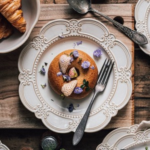 Vente en gros de 7 pièces de vaisselle, vaisselle de luxe en céramique européenne, grès, cuisine, ensemble de table à manger moderne, 6 - Product Image 4