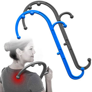 Masajeador de espalda y cuello para aliviar el dolor de Fibromialgia de punto gatillo y terapia de bastón de gancho de automasaje - Product Image 1