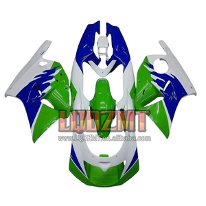 Kit carrosserie pour <span class=keywords><strong>KAWASAKI</strong></span> <span class=keywords><strong>NINJA</strong></span> ZXR250 ZX 2R R250 ZX-2R ZXR-250 89 <span class=keywords><strong>90</strong></span> 64LQ.103 ZX2R ZXR 250 ZX-R250 1989 1990 Carénages vert bleu - Product Image 3