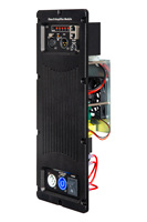 Module d'amplification haute puissance KAMIG DSP 2CH en aluminium avec interface XLR, adapté aux enceintes pleine gamme et aux enceintes en ligne