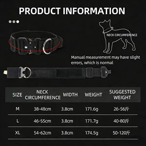Collar Táctico Dafeel para Perros Medianos y Grandes, Collar Resistente Antitirones, OEM Personalizable, Venta al Por Mayor, En Stock - Product Image 3