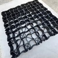 Grille de pavage pour gravier routier de 50 mm de hauteur, 330*330, pour stationnement de camions
