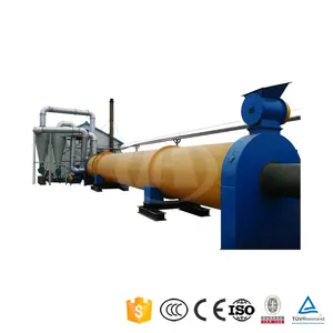 Coal Gas Oil Sludge Sawdust Sand Clay Rotary Dryer