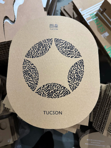 Caja de Embalaje de <span class=keywords><strong>Cartón</strong></span> con Diseño de Panal de Abeja Multicapa Ovalada Personalizada para Difusor de Aroma, Fragancia y Aceites Esenciales, Caja de Regalo - Product Image 2
