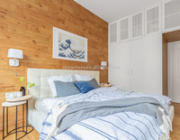 Cabane de plage Conteneur de luxe Petites maisons Conteneur d'expédition modulaire Hôtel 3 chambres 2 salles de bain Maison préfabriquée à 2 étages Casa