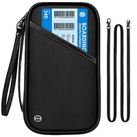 Sac de passeport multifonctionnel à blocage RFID antivol à la mode pour cartes de crédit et documents