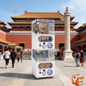 Máquinas Expendedoras de Juguetes en <span class=keywords><strong>C</strong></span>ápsula de <span class=keywords><strong>Triple</strong></span> Cabeza ZDYS, Gran Venta Comercial a Bajo Precio - Product Image 2